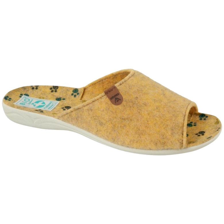 Filc papucs Adanex 25493 sárga Filc papucs Adanex 25493 sárga