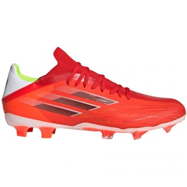 Adidas X Speedflow.2 Fg M FY3289 futballcipő piros narancs és vörös Adidas X Speedflow.2 Fg M FY3289 futballcipő piros narancs és vörös