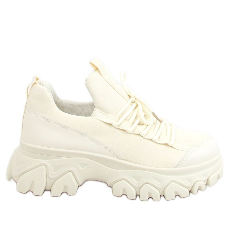 Bézs NB520P Bézs magas talpú sportcipő