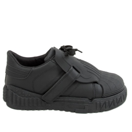 Fekete női cipők NB513P Fekete