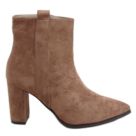 Klasszikus magassarkú sötét bézs RB106P Khaki