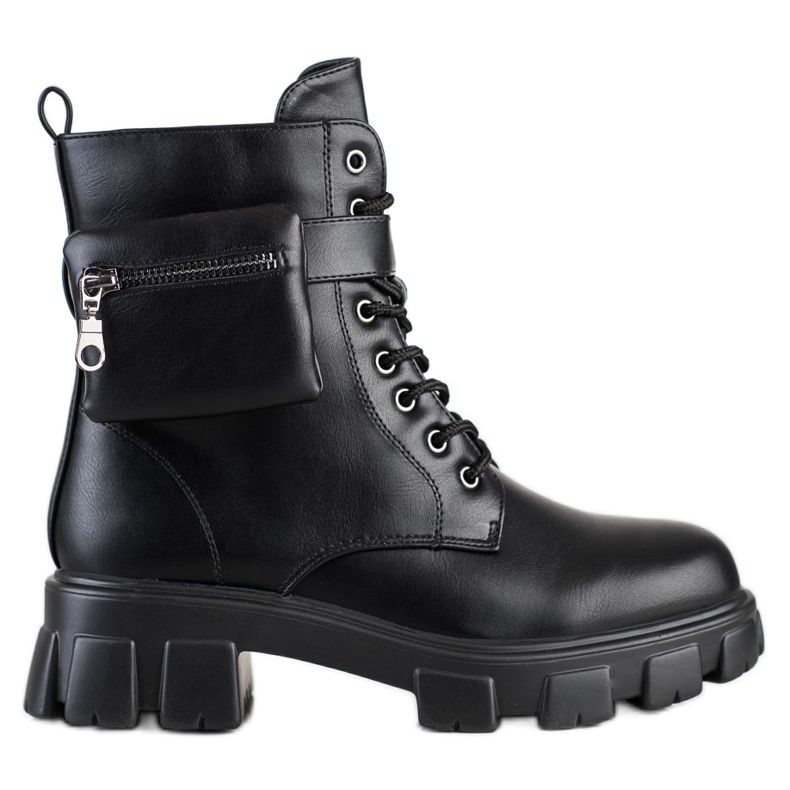 SHELOVET Meleg dolgozók zsebbel fekete