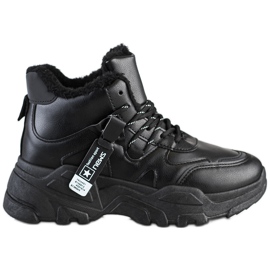 Evento Meleg csizmás cipők fekete