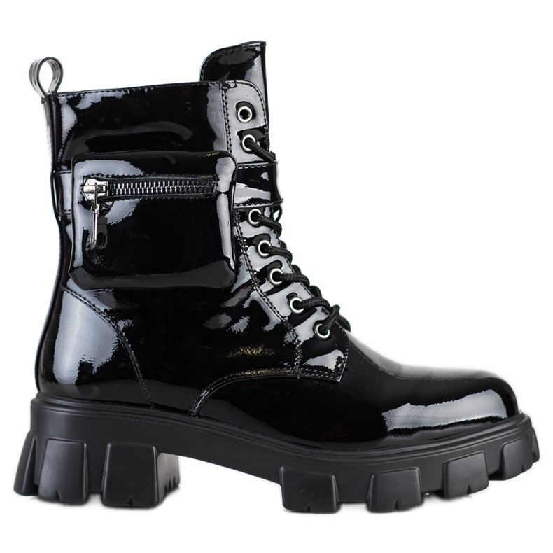 Weide Lakkozott munkások zsebbel fekete