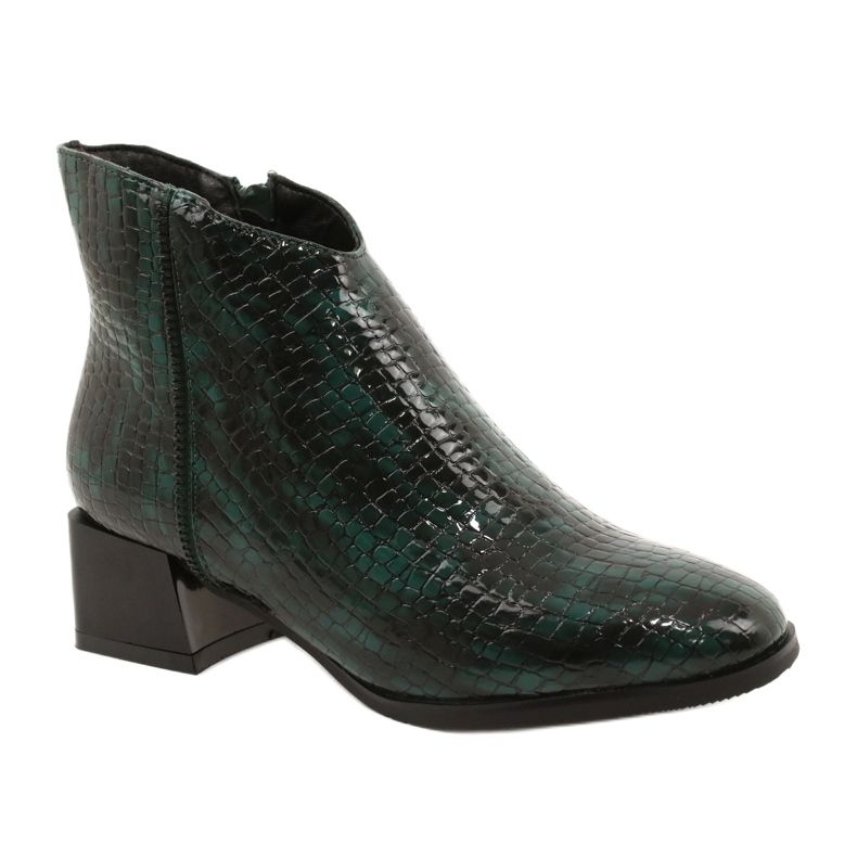 M.Daszyński Szigetelt csizma Daszyński MR2130-8 Zöld fekete