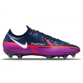 Nike Phantom GT2 Elite Fg M CZ9890-415 futballcipő narancs, lila, sötétkék ibolya