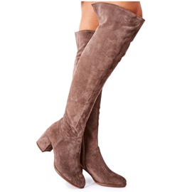 Velúr barna csizma Nicole 2582