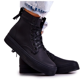 Női magas tornacipő Big Star II274096 fekete