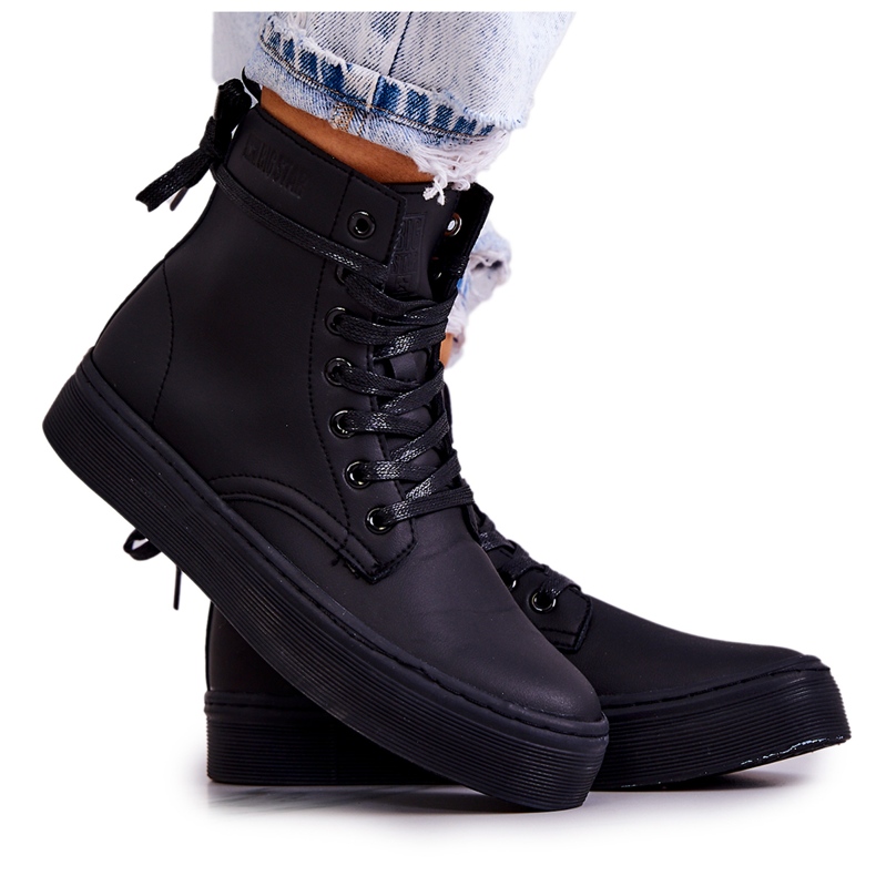 Női magas tornacipő Big Star II274096 fekete