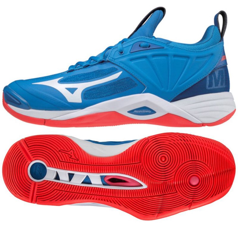 Mizuno Wave Momentum Ii M V1GA211224 röplabda cipő kék kék