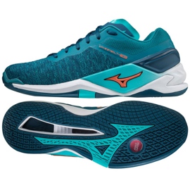 Mizuno Wave Stealth Neo M X1GA200084 cipő kék kék Mizuno Wave Stealth Neo M X1GA200084 cipő kék kék