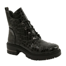 Stílusos Sergio Leone TR744 csizma fekete