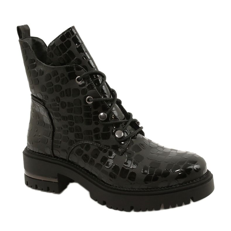 Stílusos Sergio Leone TR744 csizma fekete