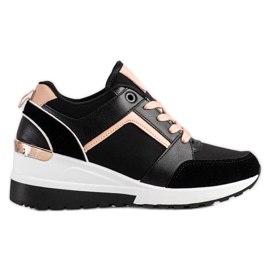 SHELOVET Wedge Cipők fekete