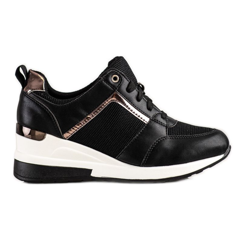 Sweet Shoes Ék cipők hálóval fekete