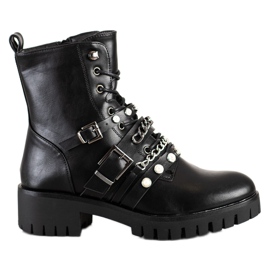 Cm Paris Divatos munkások gyöngyökkel fekete