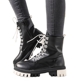 Fekete női csizma Asha -tól