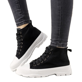 Sanabria fekete női cipők