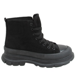 Fekete női bokacipő 85-730 Fekete