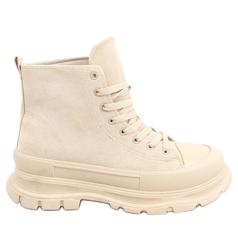 Női bézs cipők 85-730 Bézs