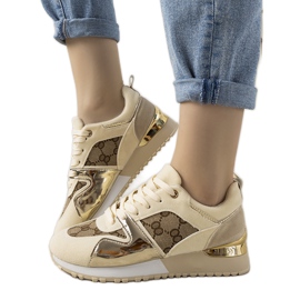 Jovanna női bézs cipők