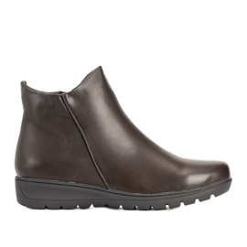 Garrido barna sima lapos csizma