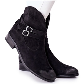 Vinceza Női velúr meleg csizma Fekete Castlerock