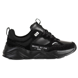 Női cipők Big Star GG274654 fekete