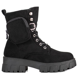 Velúr munkások VINCEZA zsebbel fekete