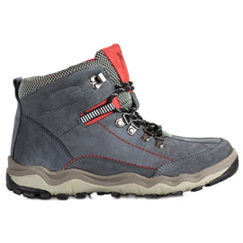 New Age Kényelmes trekking cipő kék