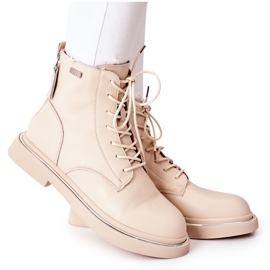 Női bőrcsizma GOE II2N4015 Bézs