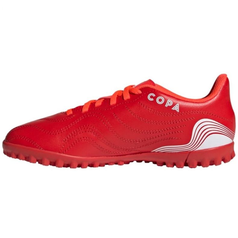 Adidas Copa Sense.4 Tf Jr FY6166 futballcipő piros piros Adidas Copa Sense.4 Tf Jr FY6166 futballcipő piros piros