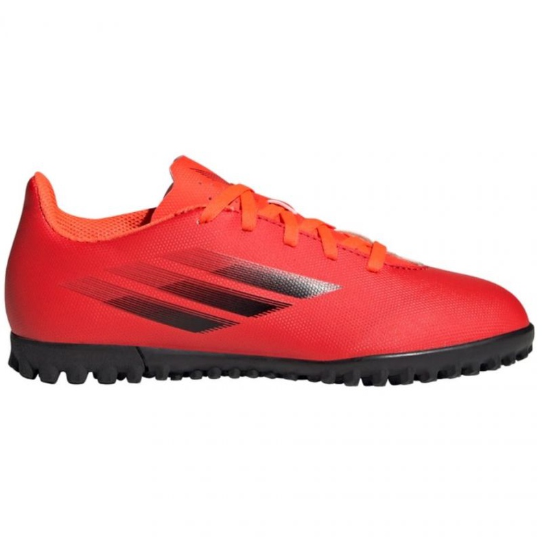 Adidas X Speedflow.4 Tf Jr FY3327 futballcipő piros narancs és vörös