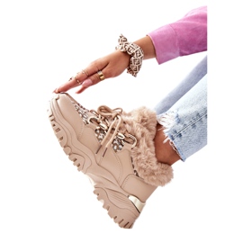 PM1 Női meleg sportcipő Khaki Heart Beats