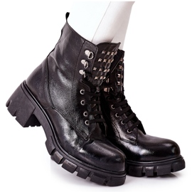 Női Csizma Trappers Glany Black Clethra fekete Női Csizma Trappers Glany Black Clethra fekete