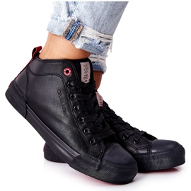 Női magas tornacipő Cross Jeans II2R4032C fekete