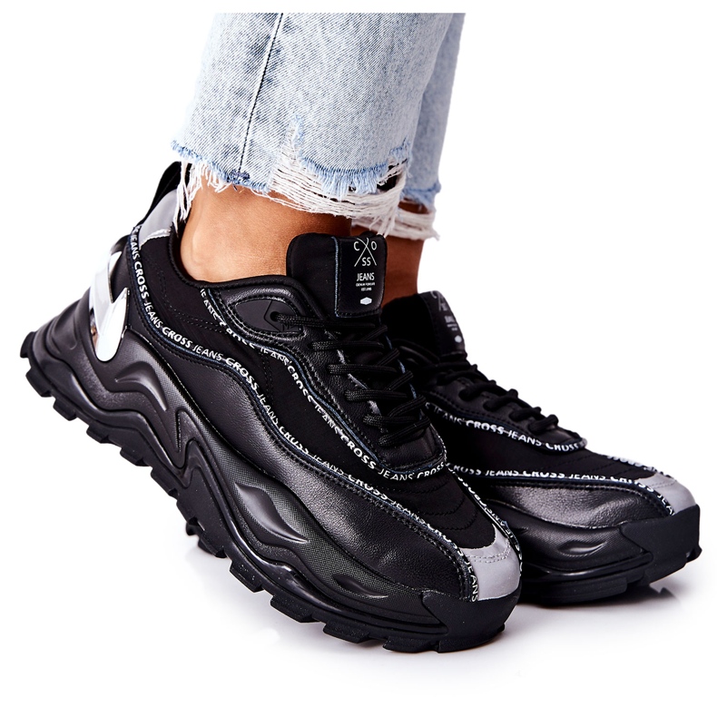 Női sportcipő Cross Jeans II2R4018C Fekete