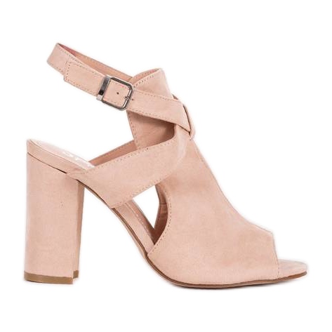 Krémes csizma a Lovely Thing poszton bézs Krémes csizma a Lovely Thing poszton bézs