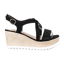 Fekete ék szandál Sadie -tól Fekete ék szandál Sadie -tól