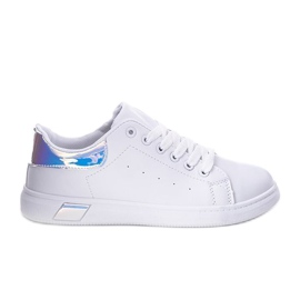 Fehér edzőcipő Debbie díszítéssel Fehér edzőcipő Debbie díszítéssel