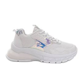 Modern Girl fehér cipők szürke