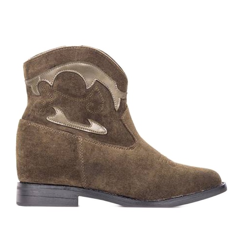 Zöld bokacsizma Ana