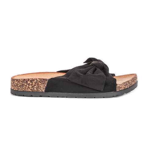 Fekete papucs Sunny masnival