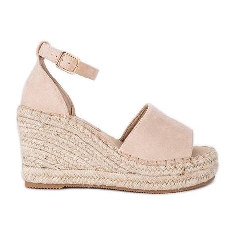Bézs espadrillák az ék Holiday Vibes -en