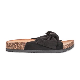 Fekete papucs Sunny masnival