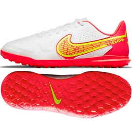 Nike Tiempo Legend 9 Club Tf Jr DA1334 176 futballcipő fehér fehér