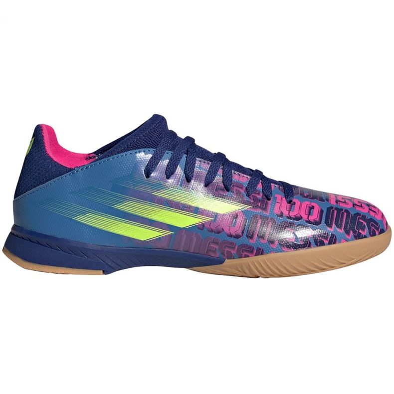 Adidas X Speedflow Messi.3 Jr FY6901 futballcipőben sokszínű kék Adidas X Speedflow Messi.3 Jr FY6901 futballcipőben sokszínű kék