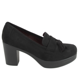 Szivattyúk az oszlopon és a platformon fekete 8B817 Fekete Szivattyúk az oszlopon és a platformon fekete 8B817 Fekete