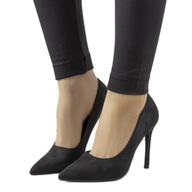 Fekete klasszikus Hyirnar velúr sarok Fekete klasszikus Hyirnar velúr sarok