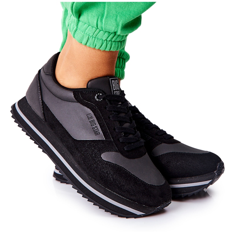 Sportcipők Memory Foam Big Star II274217 Fekete